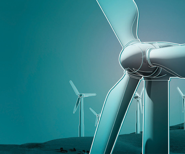 Power coloured image banner