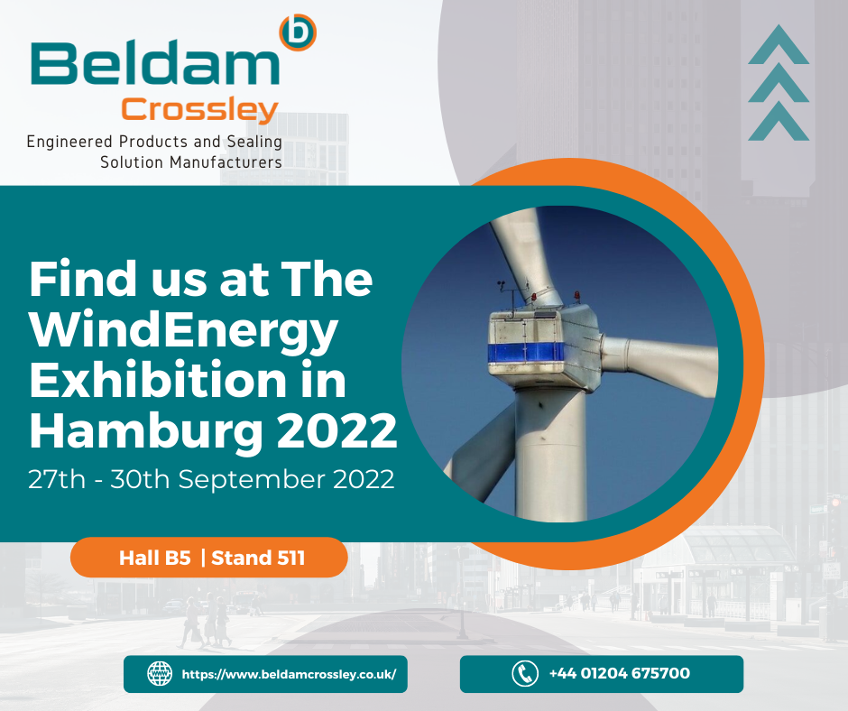 Beldam Crossley will be exhibiting at the WindEnergy Hamburg Exhibition!