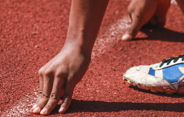 Running Spikes At Race Start