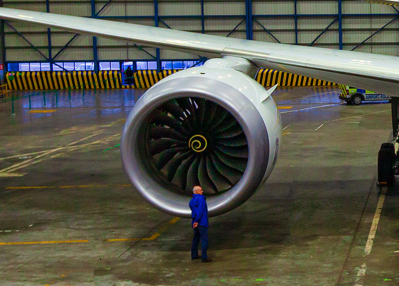 Beoing 787 Rolls Royce Engine