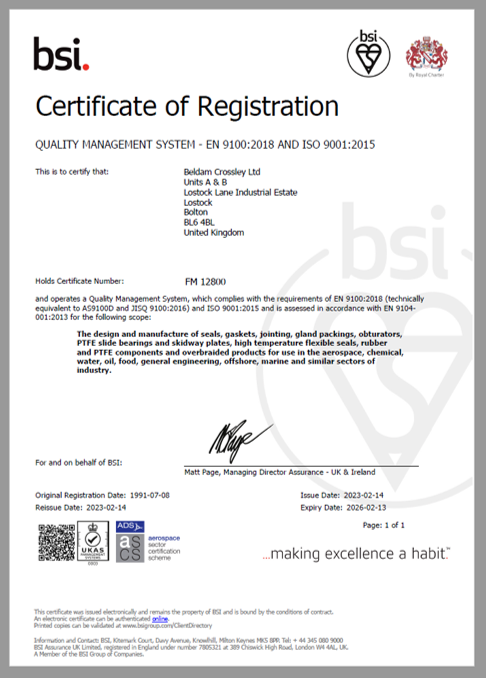 BSI QMD CERTIFICATE
