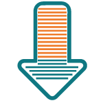 reduces hot gas icon