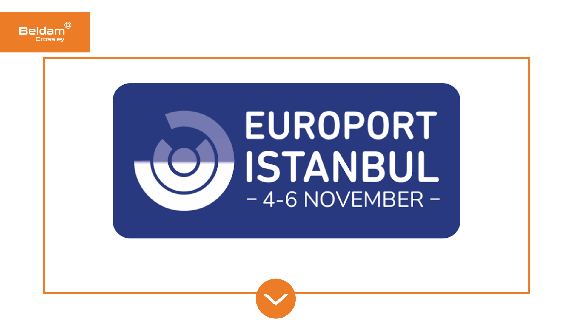 Beldam Crossley Pilot marine hatch packing demonstration at Europort Istanbul 2026
